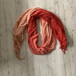 Maurices pink to watermelon color scarf